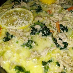Very yummy. Just the right amount of lemon. I added chicken, and used Romano cheese instead of parmesan.
