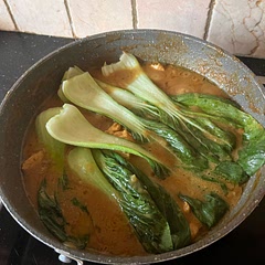 I used pak Choi greens with this.