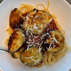 It was fine, but it was a lot of work to be just fine. I will say that my four year old loved it, and he has never been willing to try eggplant before, let alone eat it!