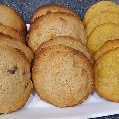 Tried the cookies,they were nice but I have made better recipes. I made a variation of Choc chip, white choc and coconut, Lemon and coconut. Just wanted to try different flavours and how they turn out.