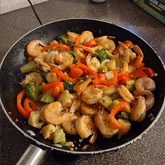 Was in a rush making this but it turned out great! I added my own seasoning (few sprinkles of red pepper flakes, old bay and adobo) but no salt to cut down on sodium since my other seasonings have salt in it.
