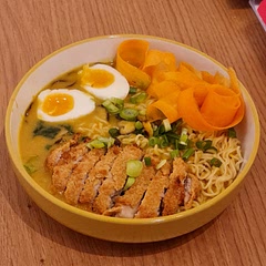 Great recipe, cosy dish for the cold weather. 

Skipped the tofu and added a a breaded chicken breast, as well as some carrot shavings on the side. 

Used 3 chicken stock cubes in this one though would like to try a different stock or even a mixture.