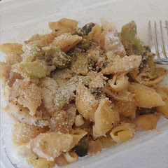My husband and I enjoyed this. I was worried he wouldn't like it because he doesn't care for vegan meals, but he ate two servings and said he's excited for leftovers (if you're only feeding two people, you'll have leftovers) We decided there was a little too much lemon juice in the recipe, so we might use less next time. We also substituted parmesan cheese for the nutritional yeast, and it worked great. If you're worried about it being bland, I think the cheese helps, and add some salt. Sauce only took 2 minutes to make. The most work you'll have to do is chop the veggies and grill them. All together, great meal! Excited to have a healthy recipe.