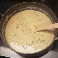 My roommates and I loved the way it came out! So delicious, and absolutely no leftovers.