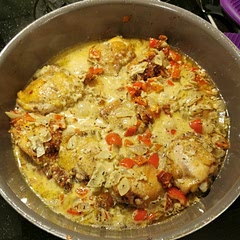 Added red pepper and sundried tomatoes