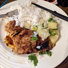 Was pretty good, but kinda boring. We enjoyed the chicken, but there are so many other ways to make chicken that are better that chances are we won't be making it again. Don't regret trying it though.
