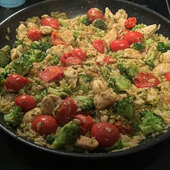 Easy and tasty! I added orzo and extra water as a couple other folks suggested. I agree that it could use more seasoning (pepper flakes, lemon juice/zest, maybe some fresh garlic) but it was good for what it was.