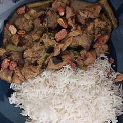I made with some chicken, it was delicious! 😋
