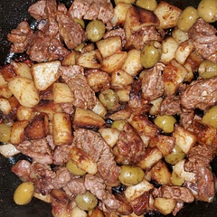 Easy to cook, potatoes took abit long so i would suggest boiling them alittle, added olives because I love them!