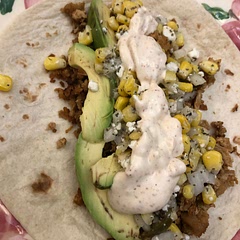 Another kid approved! Substituted an alternative faux ground chicken. Lots of flavor