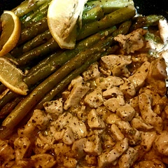 I didn't use any hot sauce but was still delicios, the recipe is definitely not under 30 min cook.