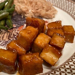 Tasty! I cut the recipe in thirds since I didn’t make as much tofu. I added a bit more vinegar to cut the sweetness. I thought this was good and would make again if I have apple cider on hand.
