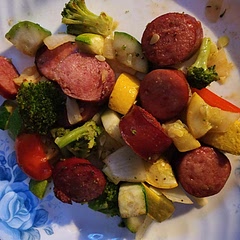 Super quick and easy weeknight meal for when we don't have a lot of time. I add more old bay to give out even more kick.