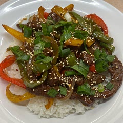 A little bit of salt and soy sauce needed