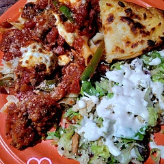 Used the meatballs recipe from gimmisomeoven because was concerned about a 40 minute bake (?). Served over noodles so used a whole jar of marinara and added Italian diced tomatoes.  Hubby loved it as did I. Will make again!