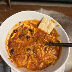 Made a double batch so I could take some to a friend tomorrow had to make some adjustments ingredients and spice wise but it all worked and is delicious!! This will be my new go to chili recipe!