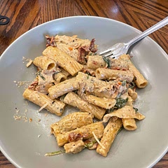 Recipe was good.  Just needs to be a little more saucy.