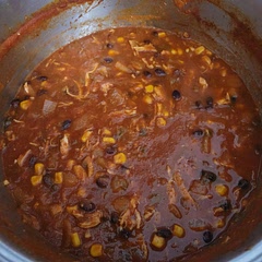 We added green chiles to the dish! It was super tasty and makes leftovers! A must try!!!