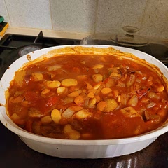 Finished in oven as potato was still a little too hard.