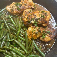 Tasted good would make again. Next time I’d use a full lemon ,also the sauce never thickened. I paired with ginger style sweet potatoes it was all good