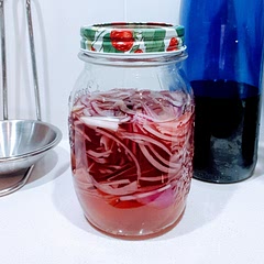 One of my favourite recipes. I try to have a jar of these pickles in my fridge at all times, which I can bring out to add a pop of flavour to almost any dinner I make.