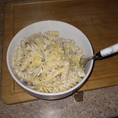 Added chicken and mushrooms. Easy to make and tasty