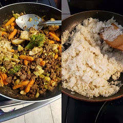 Great meal my family loved it. Didn't have the chilli jam. Just added lemmon pepper seasoning, salt and black pepper and soy sauce. First time making white rice came out good