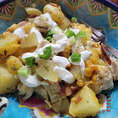 Quite tasty. Added a lot more ranch seasoning and my own spices (garlic, onion, salt etc.) But we enjoyed this dish!