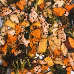loved it  used two kinds of squash instead of a bell pepper.