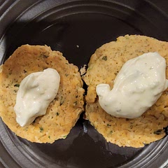 Tasty and delicious. Extremely easy to make. Great on or with salad