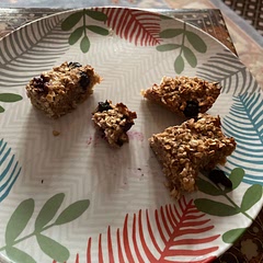Very easy to make. I added blueberries, little bit bland don't know how to fix the taste. But definitely make it again, might put some shredded fresh coconut in the mix.
