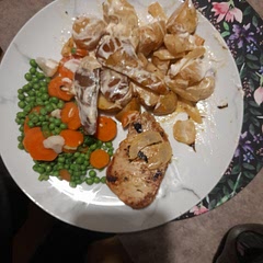 It was bland but the apple and pear within the dish were Delicious