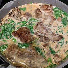 I added spinach to make it healthier