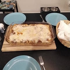 I used manicotti noodles less messy