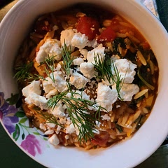 This was fantastic. The dill and feta really made the dish. Reheated great for leftovers.