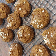 So yummy and pumpkinny! I added some walnuts to the last batch. So so good with jam on the warm muffin too 😋