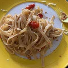 I doubled the tuna and cherry tomatoes. Just used parsley and basil flakes instead of fresh.  Added mozzarella cheese. Not very saucy but still ok