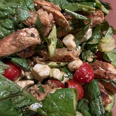 I’ll cut the the chicken and avocado into smaller pieces next time, make more dressing, and keep ingredients separate for better leftovers, but very good!