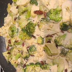 Would use less heavy cream as it was kind of loose. Otherwise excellent.