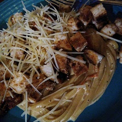 Didn't have mushrooms, did twice the peppers. We both enjoyed it! Will make again!