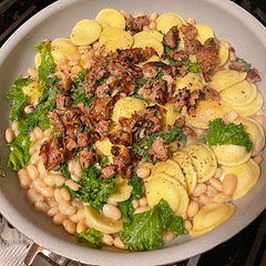 I used cheese ravioli instead of gnocchi!