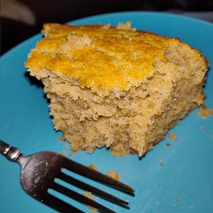 So good. I only had whole wheat flour so I was concerned about how it would turn out, but it is perfectly moist, not too dense, and not too sweet.