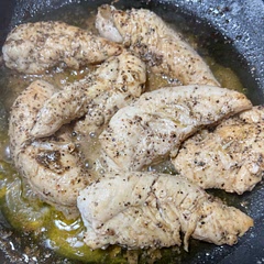 Quick, easy and just plain delicious! My kids are not a fan of lemon so I went easy and used half of a lemon. It worked in my favor because they loved it! Definitely a must try.