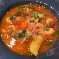 Really easy recipe, chopping the vegetables took the most time.