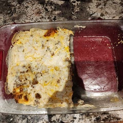 Great Breakfast or Brunch casserole.
Next time I may add a few more eggs and sausage