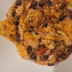 Made with quinoa.  It was delicious!