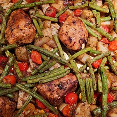 Very delicious! I added potatoes to make it a heartier meal for my family. Next time I will marinate the chicken for an hour or longer. Will definitely make again!