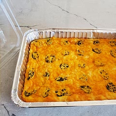 I followed the recipe exactly and then added pickled jalapeños on top plus freshly shredded cheese.
