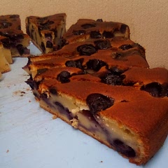 I really enjoyed making this cake, especially as I've never made it before. The end result left me feeling disapointed and deflated, because it didn't rise much and doesn't have a cakey like texture in the middle of the cake. It's more like a rubbery cheese texture.

I added my melted butter when it was still hot, is this right, or do u need to wait until it cools? Maybe that has been what's contributed to the way it's turned out.

Can anyone give me any advice as to why my cake has turned out like this?

I don't know why it has turned out like this, because I followed the recipe exactly. The only thing I can think of is that I used cheap flour and hand whisked it, instead of using an electric whisk, so maybe I didn't whisk it enough.