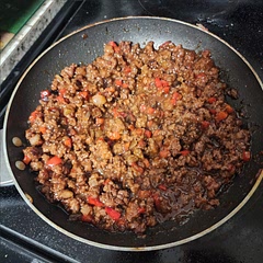 Incredibly sweet. Had to add vinegar to cut down on the sweetness to make it edible. Next time I will add half the brown sugar and add more to taste (or find a different recipe).
